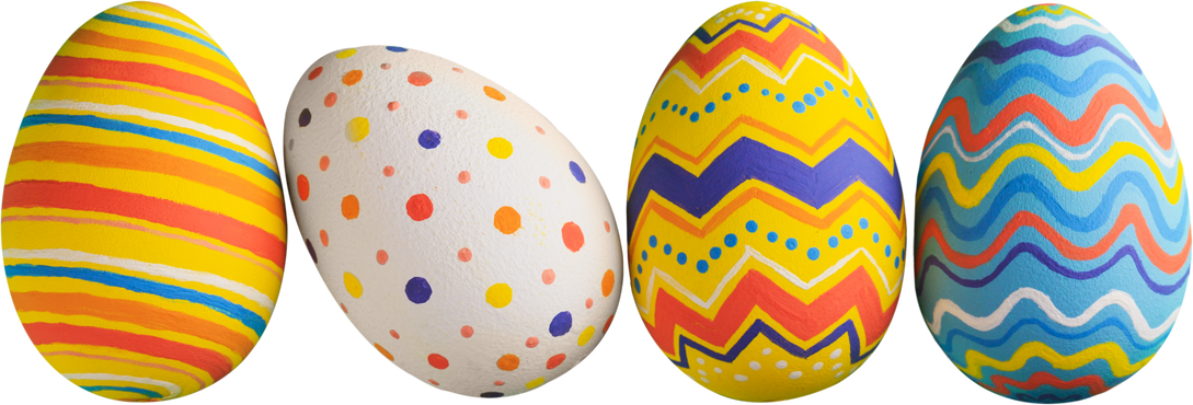 Easter Eggs Painted.