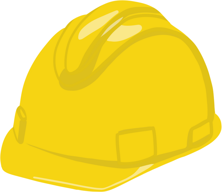 Yellow hard hat